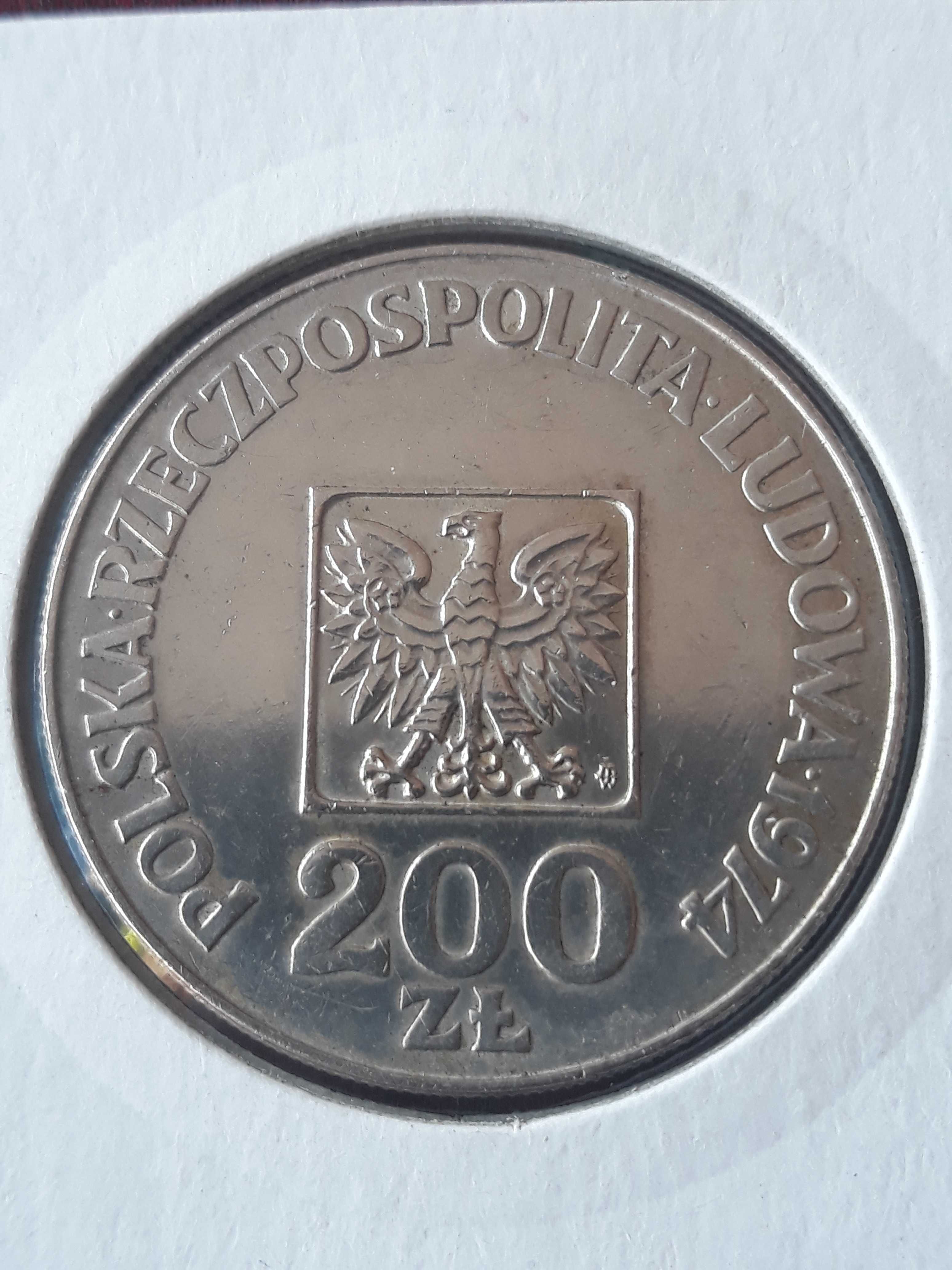 200 zł XXX Lat PRL 1974 r. - nr. 18 - Około mennicze