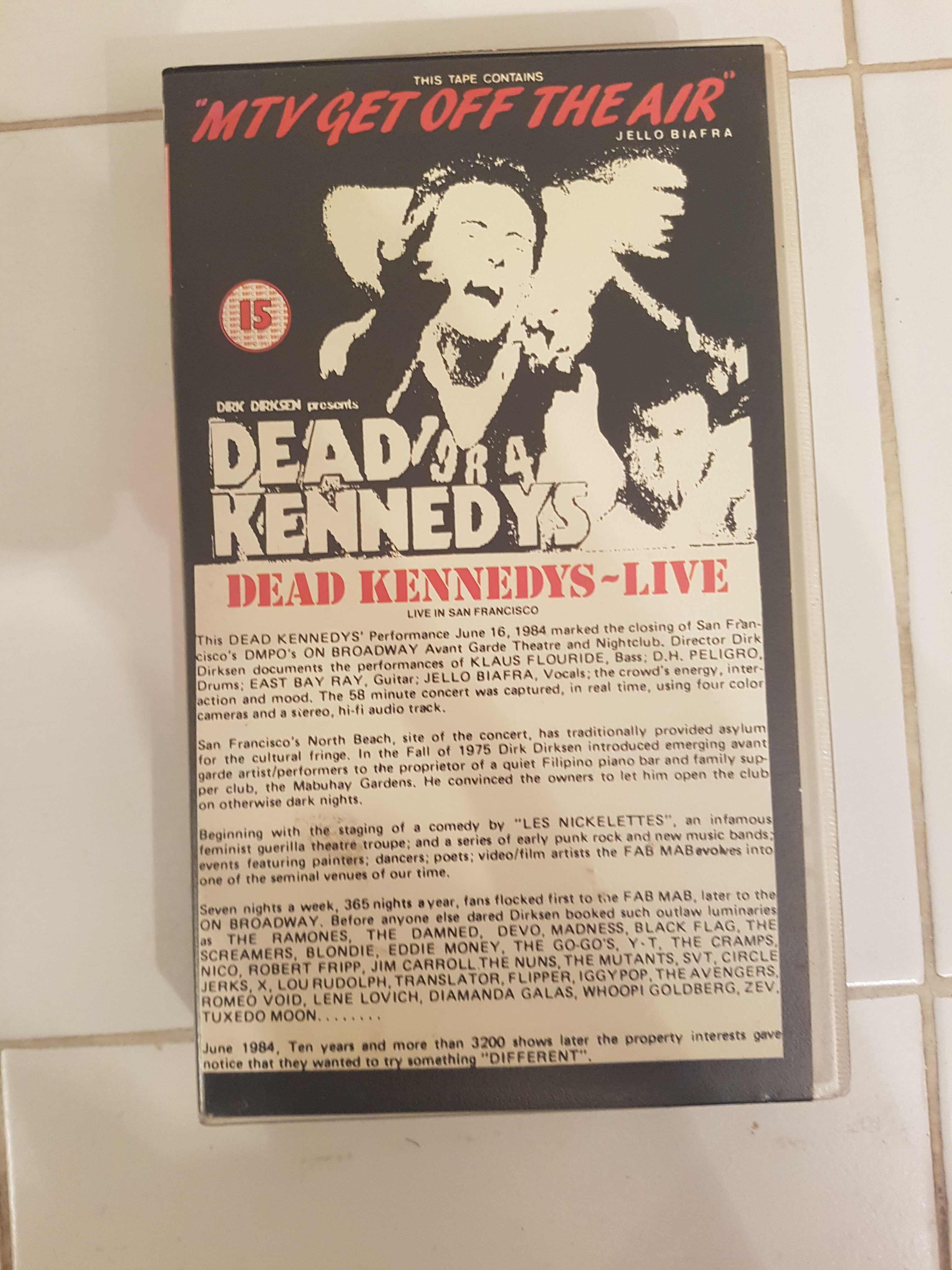 Dead Kennedys VHS - Live S. Francisco