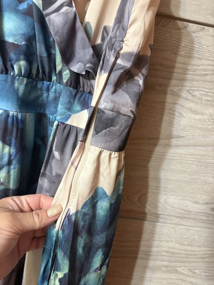 Suknia dluga , letnia H& M,rozmiar L