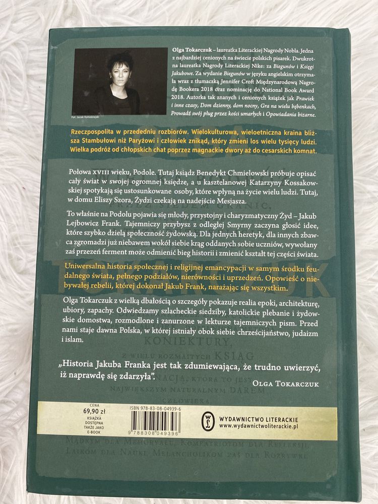 Książka Księgi Jakubowe Olga Tokarczuk Nagroda Nobla