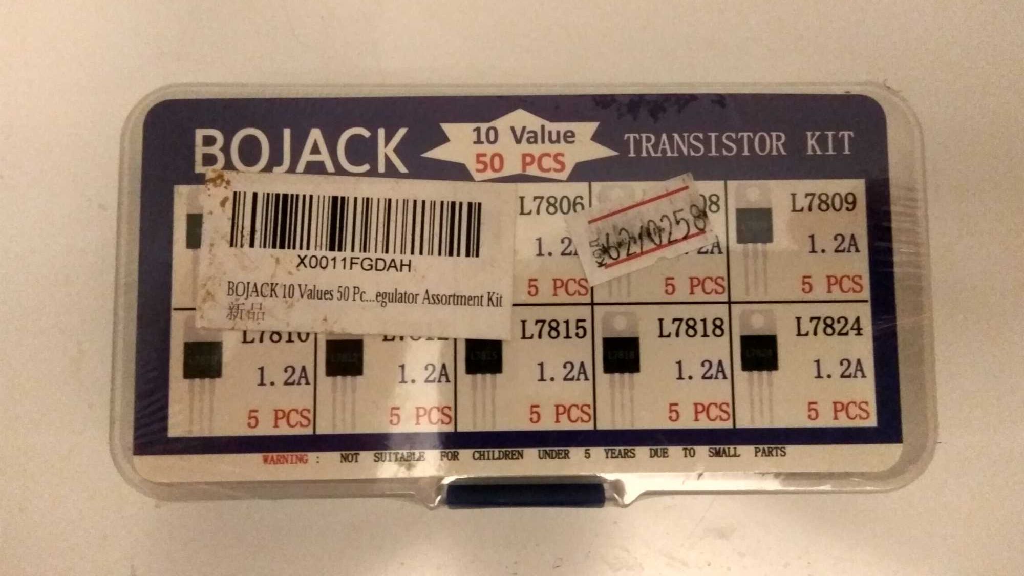 Набір транзисторів Стабілітронів BOJACK Transistors KIT 50 шт.