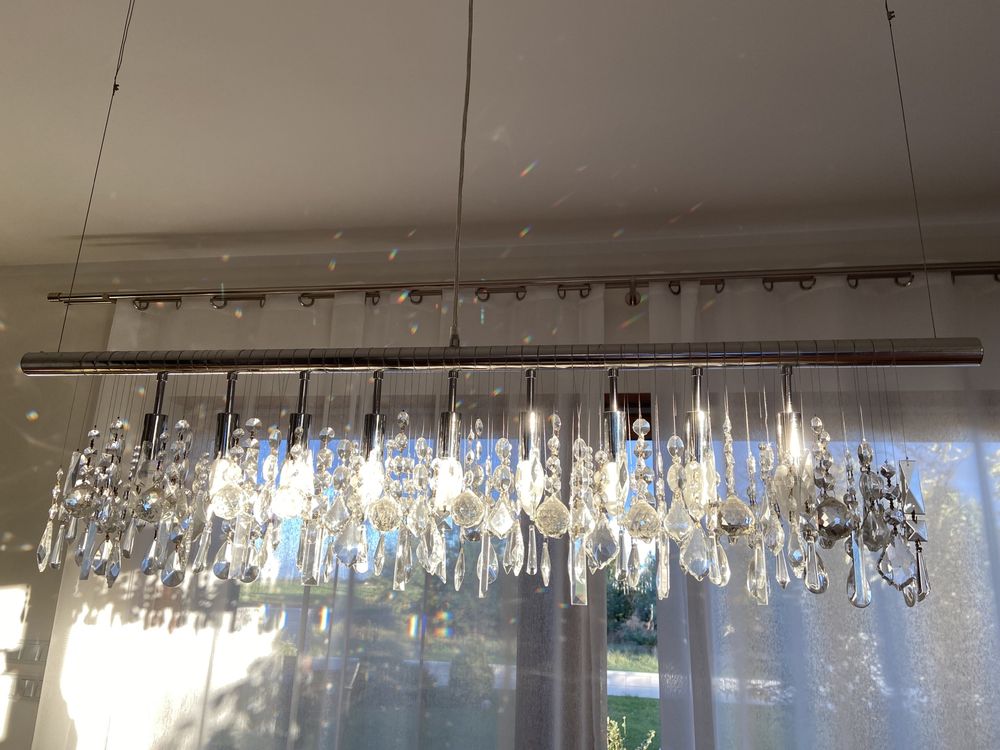 Lampa Żyrandol kryształowy glamour
