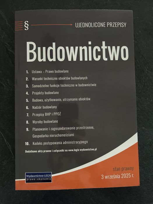 Ujednolicone przepisy BUDOWNICTWO 2025