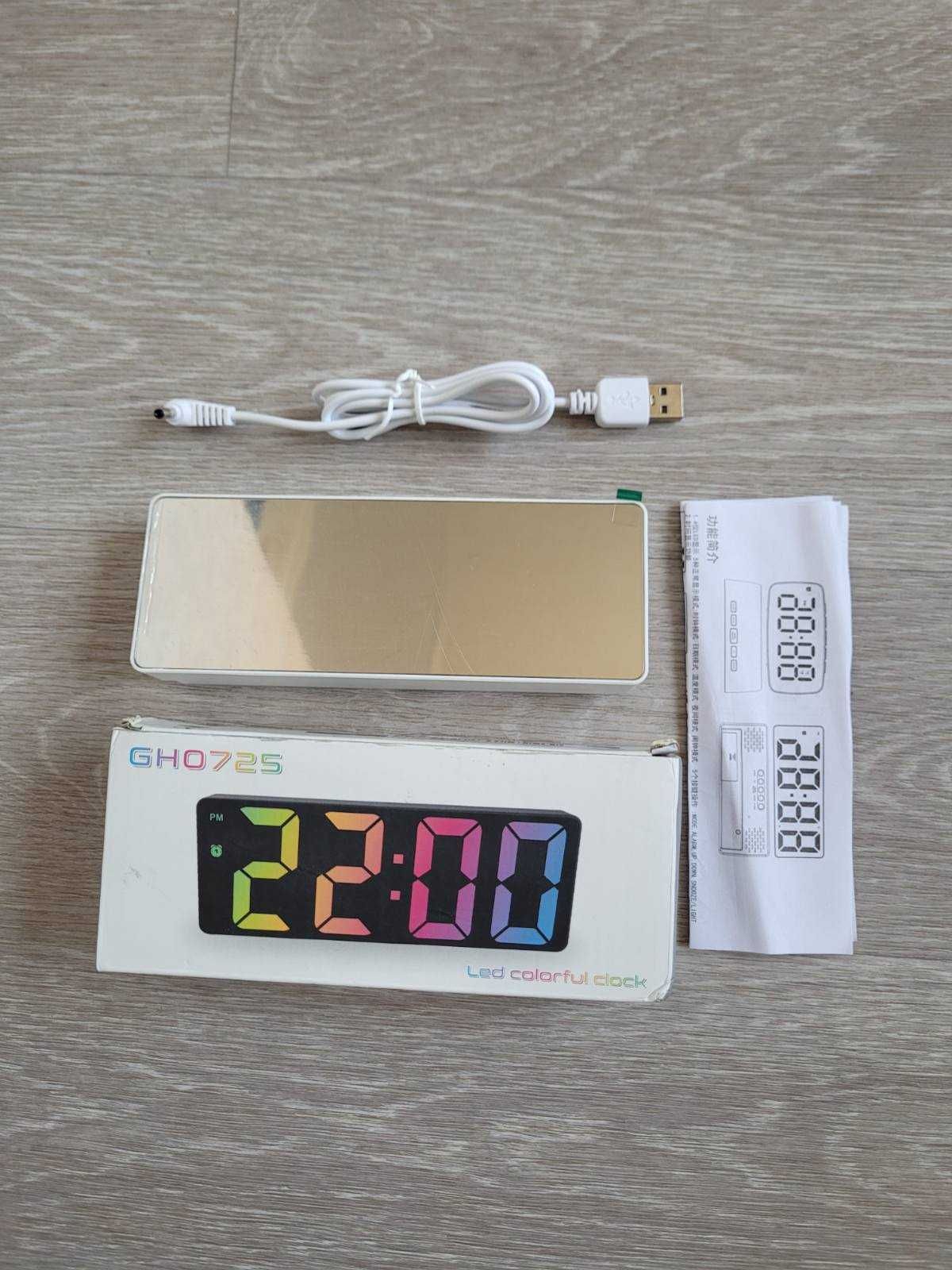 LED часы- будильник GH0725 со светодиодным дисплеем