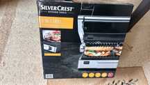 Grill elektryczny rozkładany kontaktowy SILVERCREST 2000W