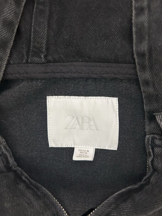 Зип худи ZARA черная