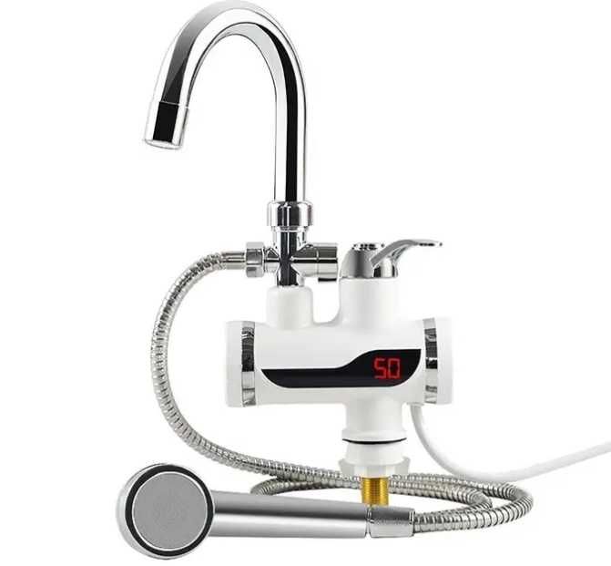 Кран душ з LCD екраном водонагрівач нижнє під'єднання