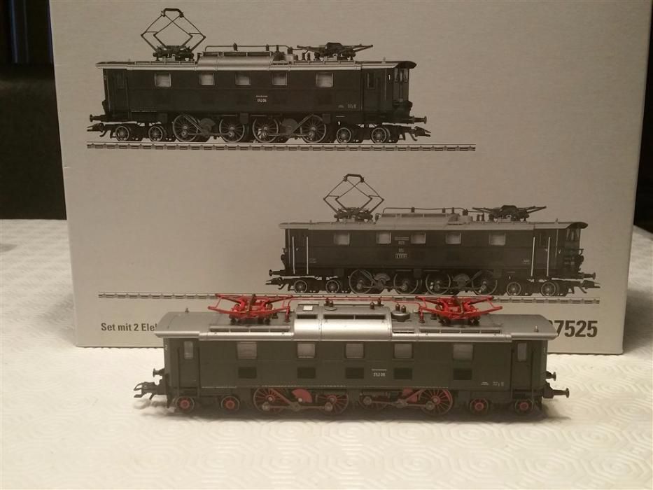 MARKLIN 37525 set de 2 Locomotivas Eléctricas DRG EP5 21534 e E52 06