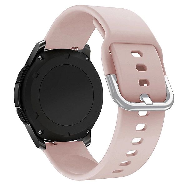 Silicone Strap TYS opaska do smartwatcha zegarka uniwersalna 22mm różo