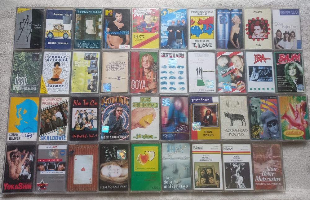 Kaseta magnetofonowa-muzyka polska