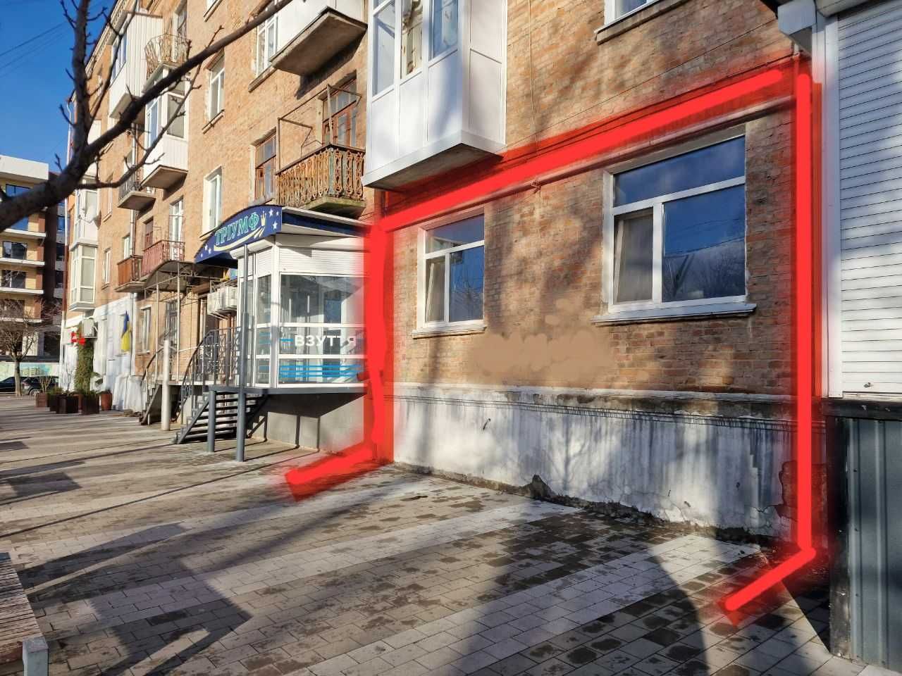 Продається приміщення в центрі міста  площею 53,5 кв.м