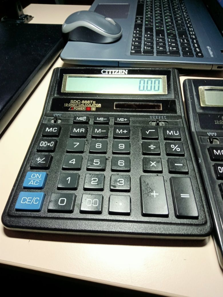 Калькулятор Citizen бухгалтерський 12 розрядний (SDC 888TII)