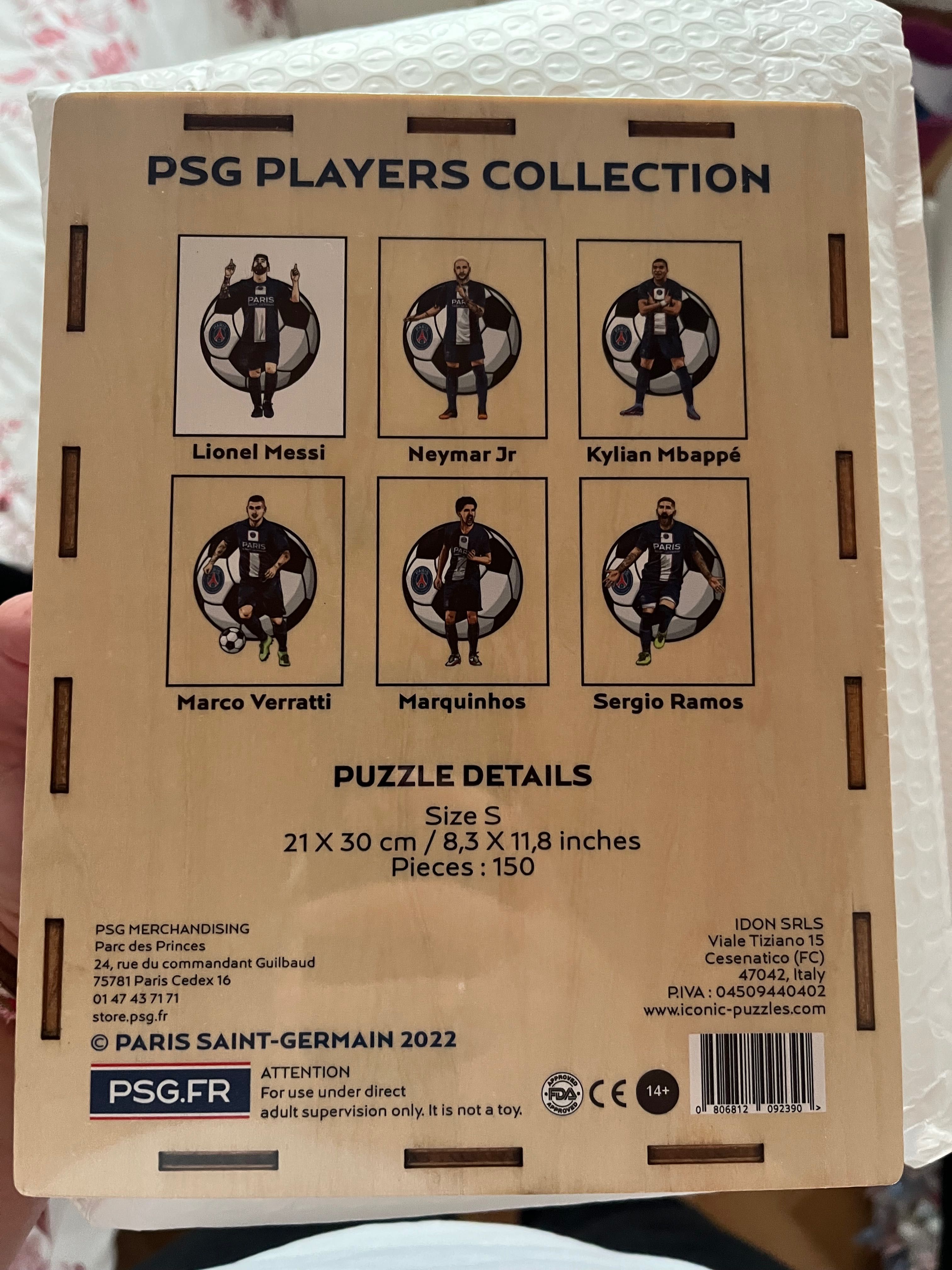 Puzzle wooden Messi PSG