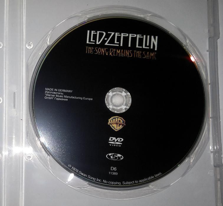 Led Zeppelin (Лицензия) The Song Remains The Same DVD-9