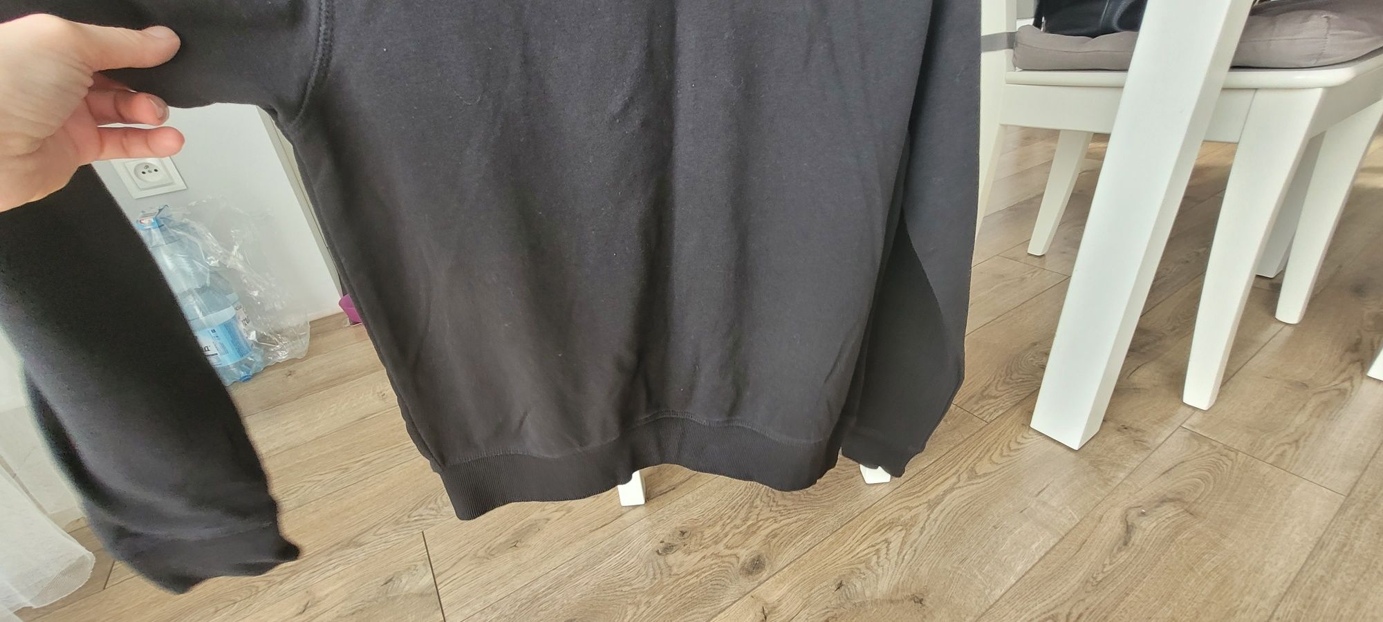 Bluza basic H&M 36 S czarna bdb-