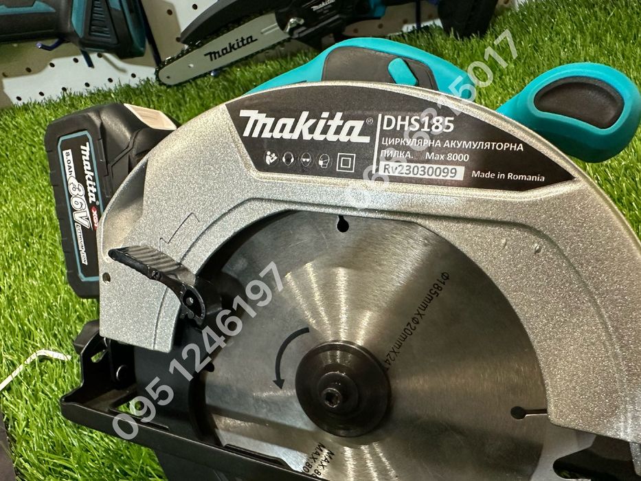 Аккумуляторная Церкулярная пила Makita DHS185 2 АКБ 8Ah бесщеточная