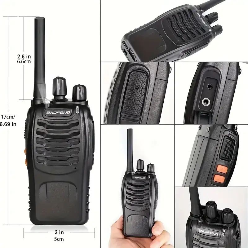 Набір із двох рацій BAOFENG BF-88-E PMR 446 Mhz з заряд станцією