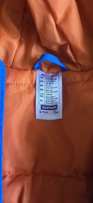 Kurtka Quechua Decathlon 5-6 lat mega ciepła