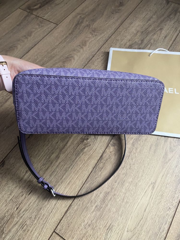 Torebka michael kors monogram lilia liliowa fioletowa crossbody