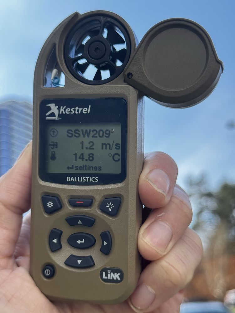 Kestrel 5700 balistic, балістична метеостанція кестрел
