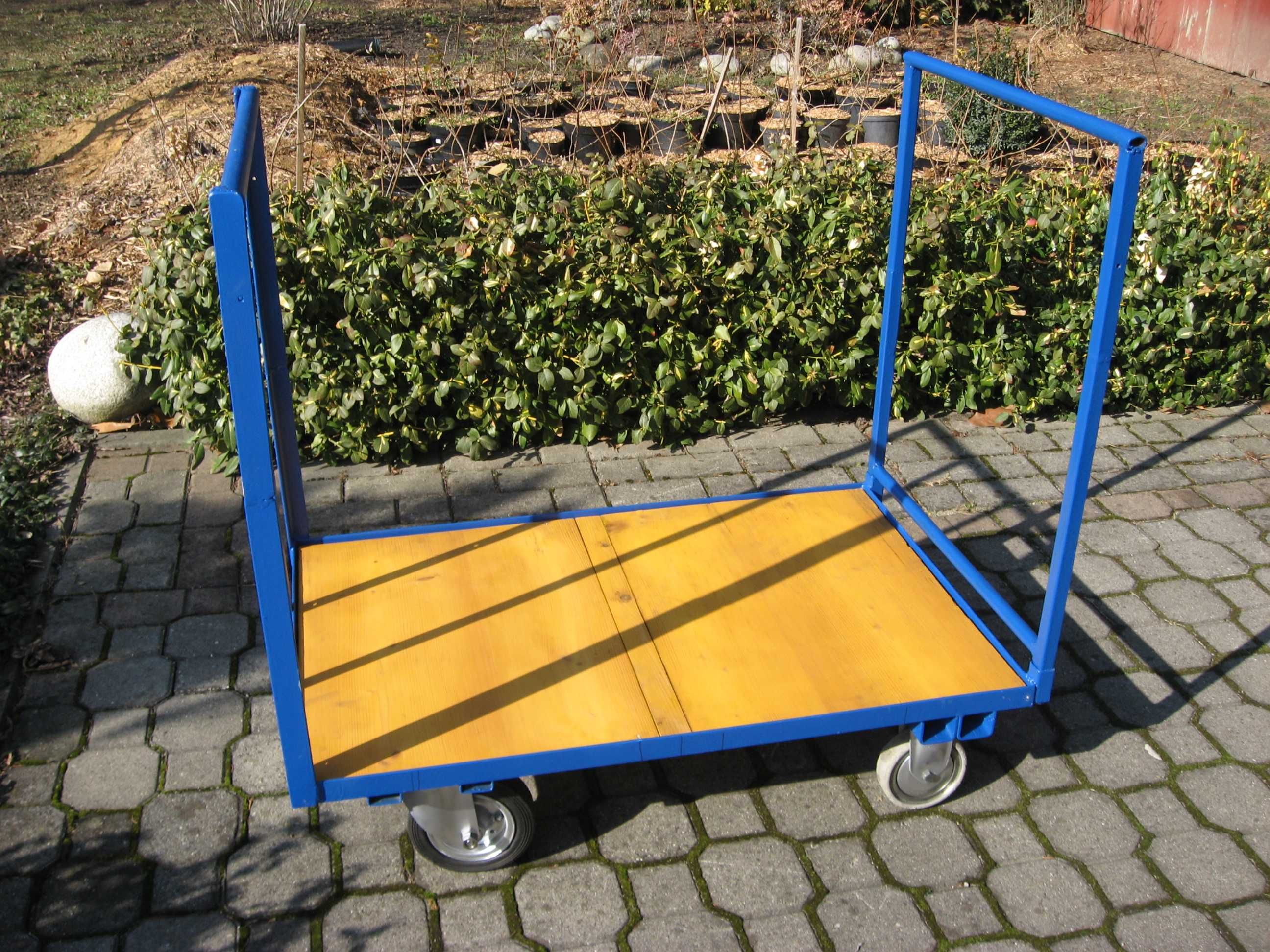 Wózek transportowy magazynowy platformowy