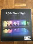 Mocna  lampa led rgb