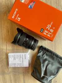 Obiektyw Sony FE 20 1.8 G SEL20F18G Super Stan