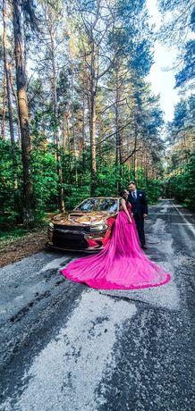 ZŁOTY Samochod do ślubu Dodge Corvetta Camaro Mustang Maserati Audi