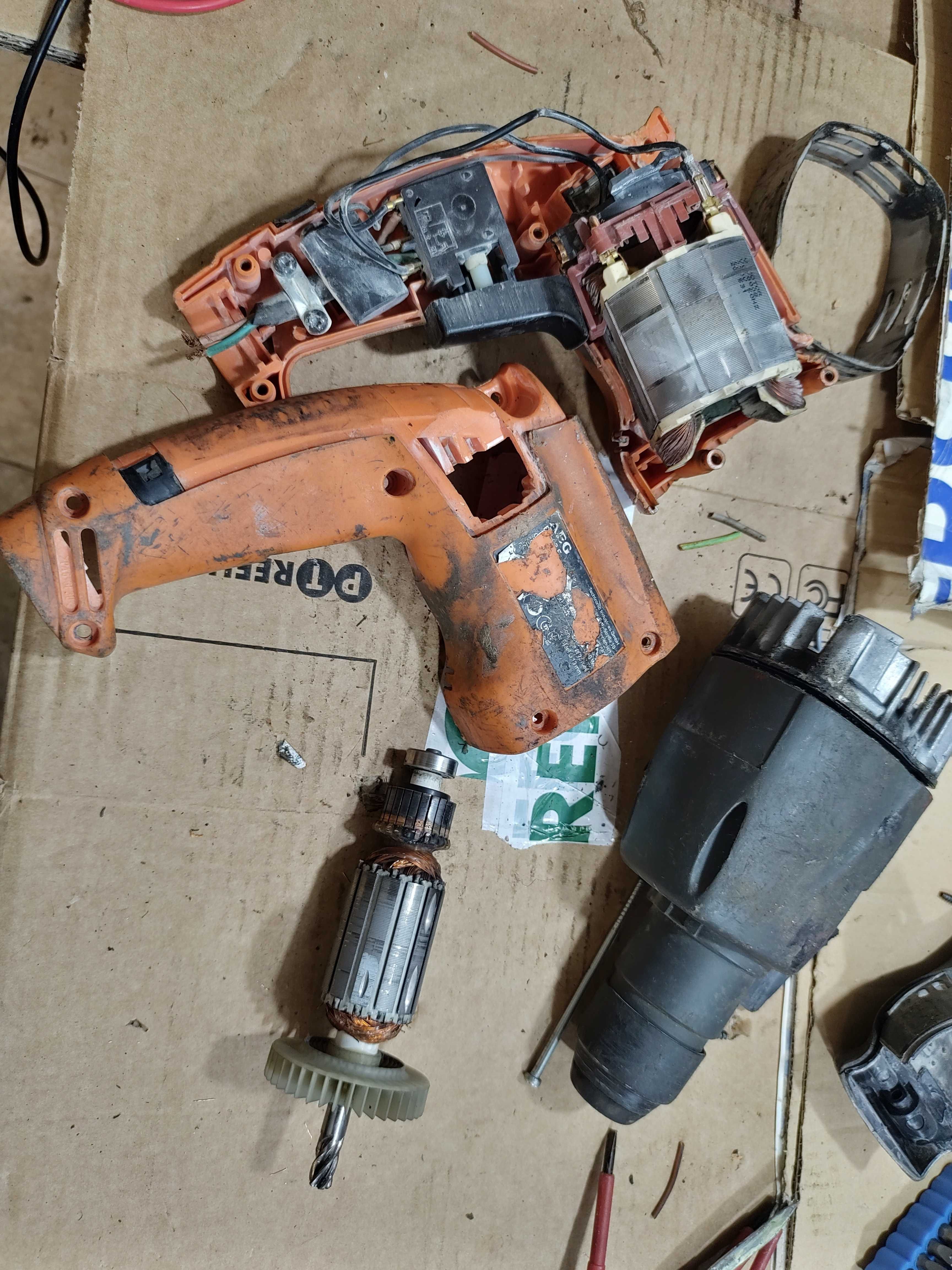 Tornas Martelo Ligeiro SDS AEG Hitachi KOKI  ( Peças ou Recuperar )