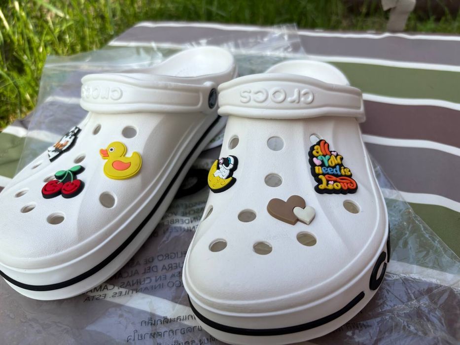 Крокси білі Crocs білі 37, 38, 39, 41 розмір