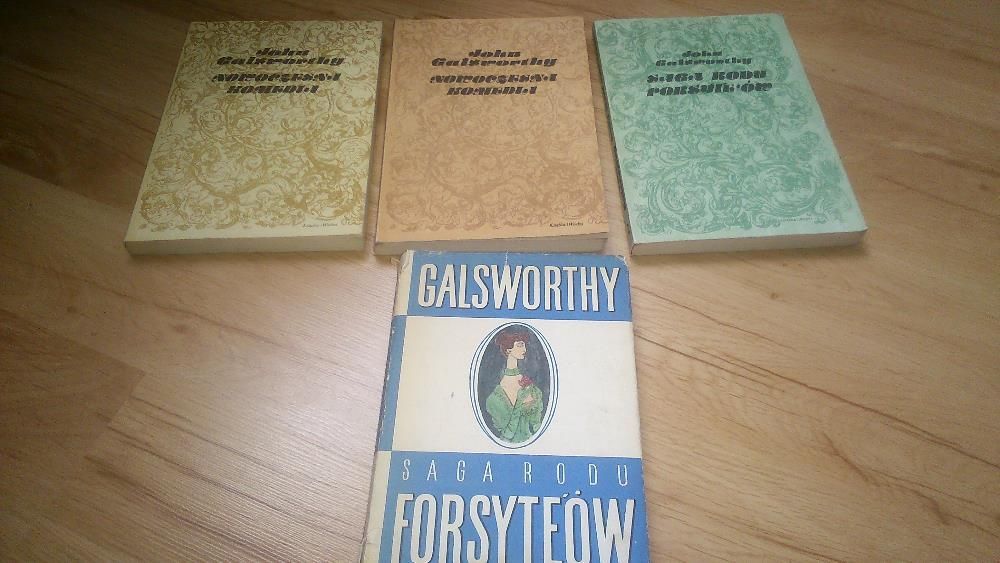 saga rodu forsyteow Galsworthy 3 tomy