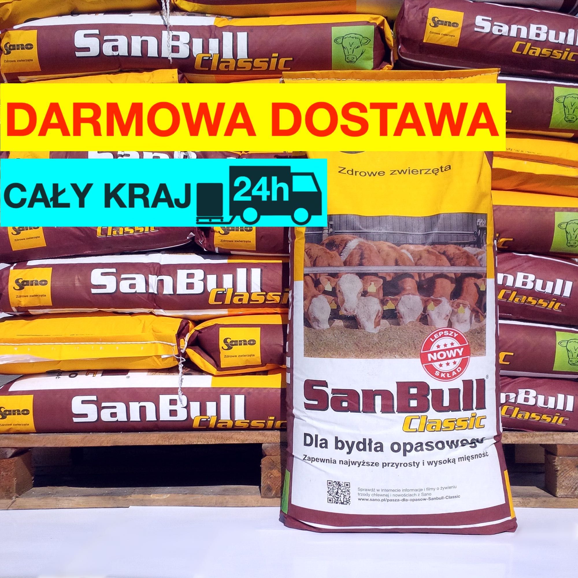 Sano SanBull 25kg koncentrat dla opasów, pasza dla bydła opasowego