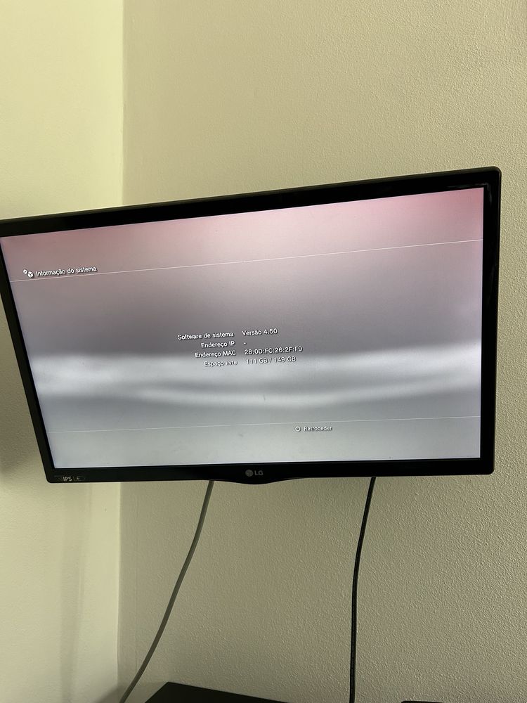 Ps3 com jogos cabo hdmi e cabo alimentação