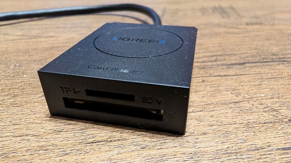 Ugreen czytnik kart SD i micro SD na USB 3.0, czarny