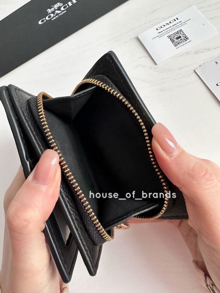 COACH Snap Wallet Подарок девушке кошелек подарунок гаманець жіночий