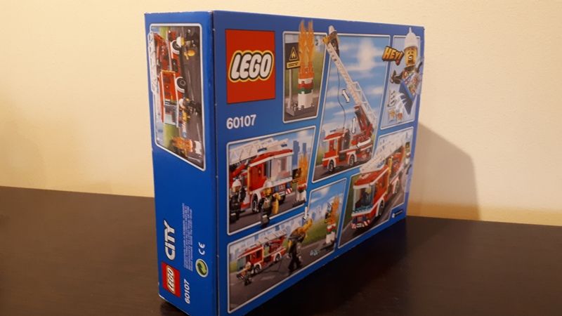 LEGO CITY 60107 wóz STRAŻACKI z drabiną