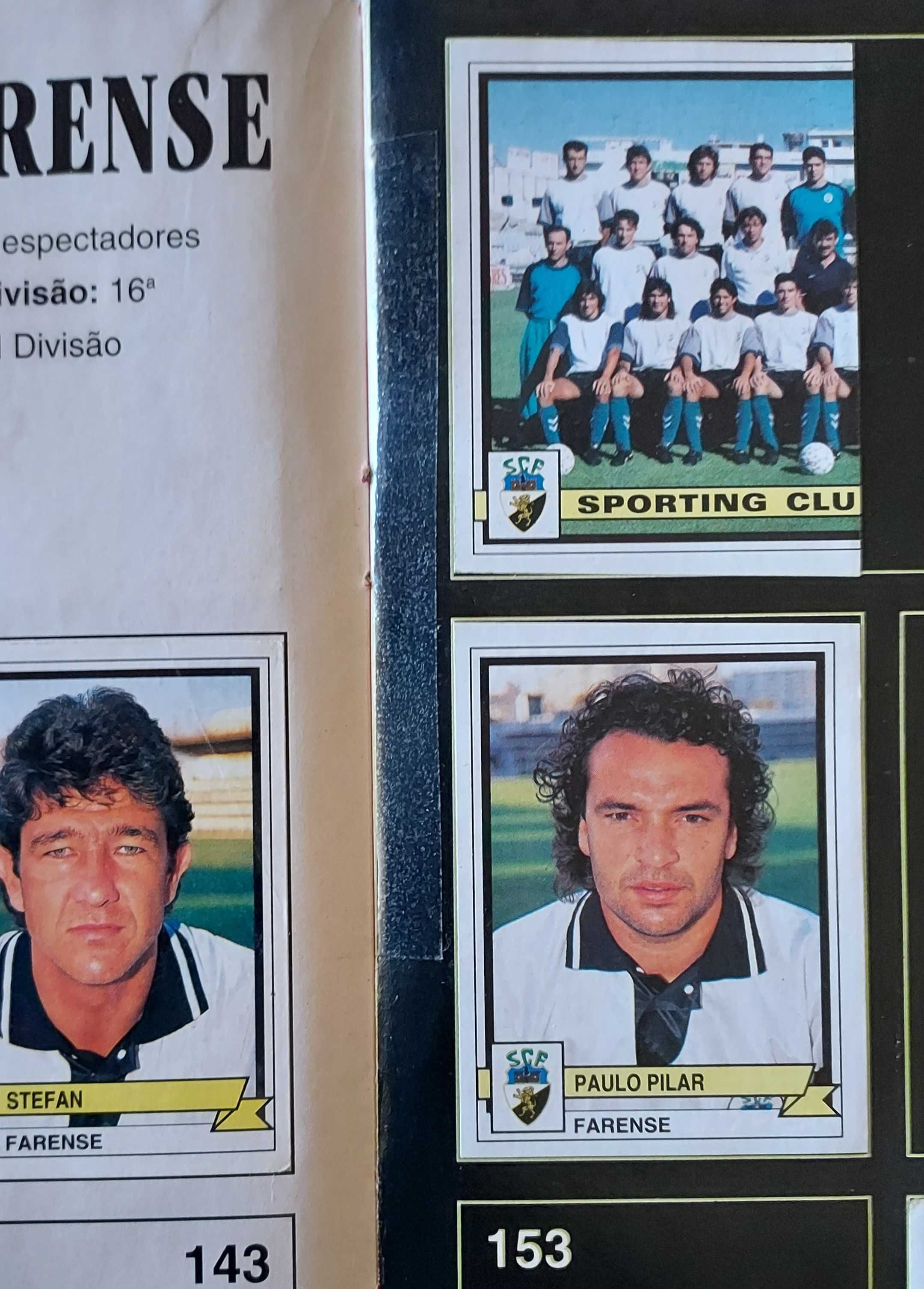 Cadernetas Futebol 1994/95, 2006/07 e 2007/08 - incompletas