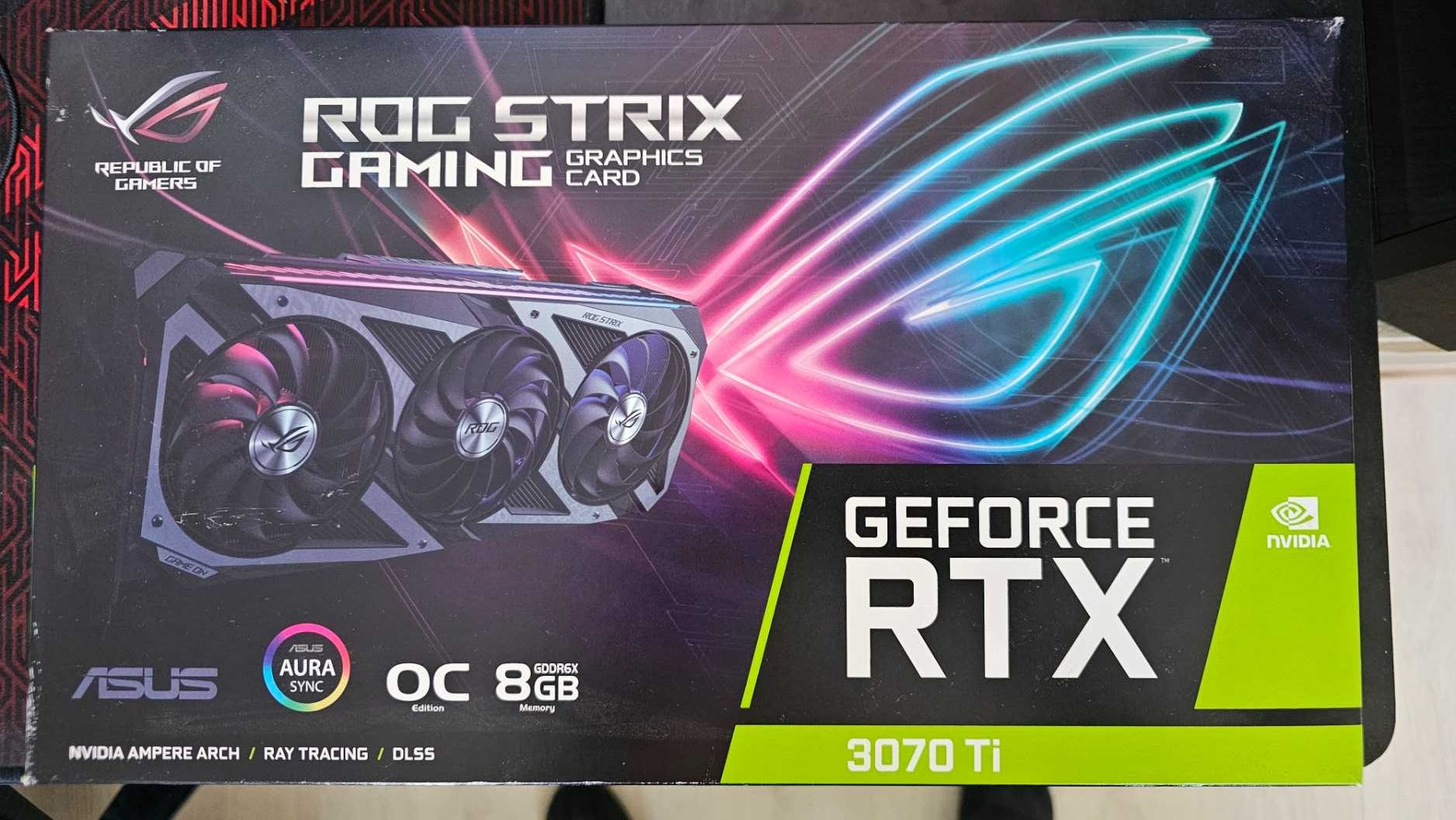 ASUS ROG Strix RTX3070Ti Gaming OC 8 GB GDDR6X