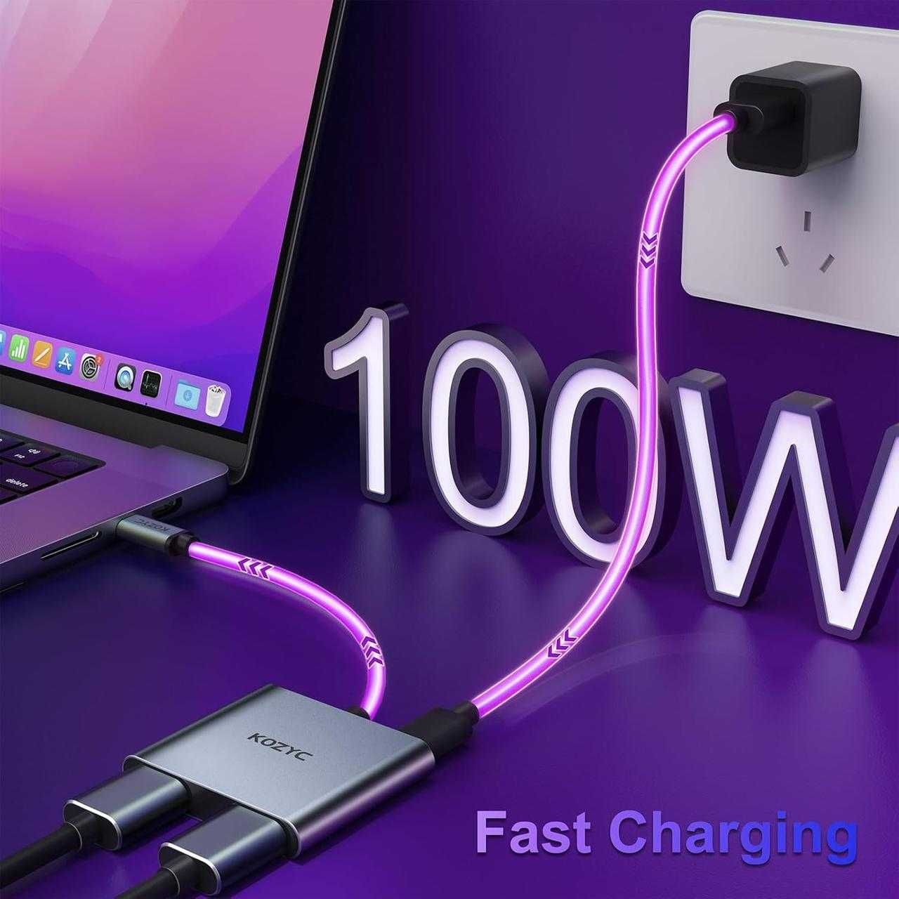 Адаптер USB C на подвійний HDMI з USB, Amazon, Німеччина