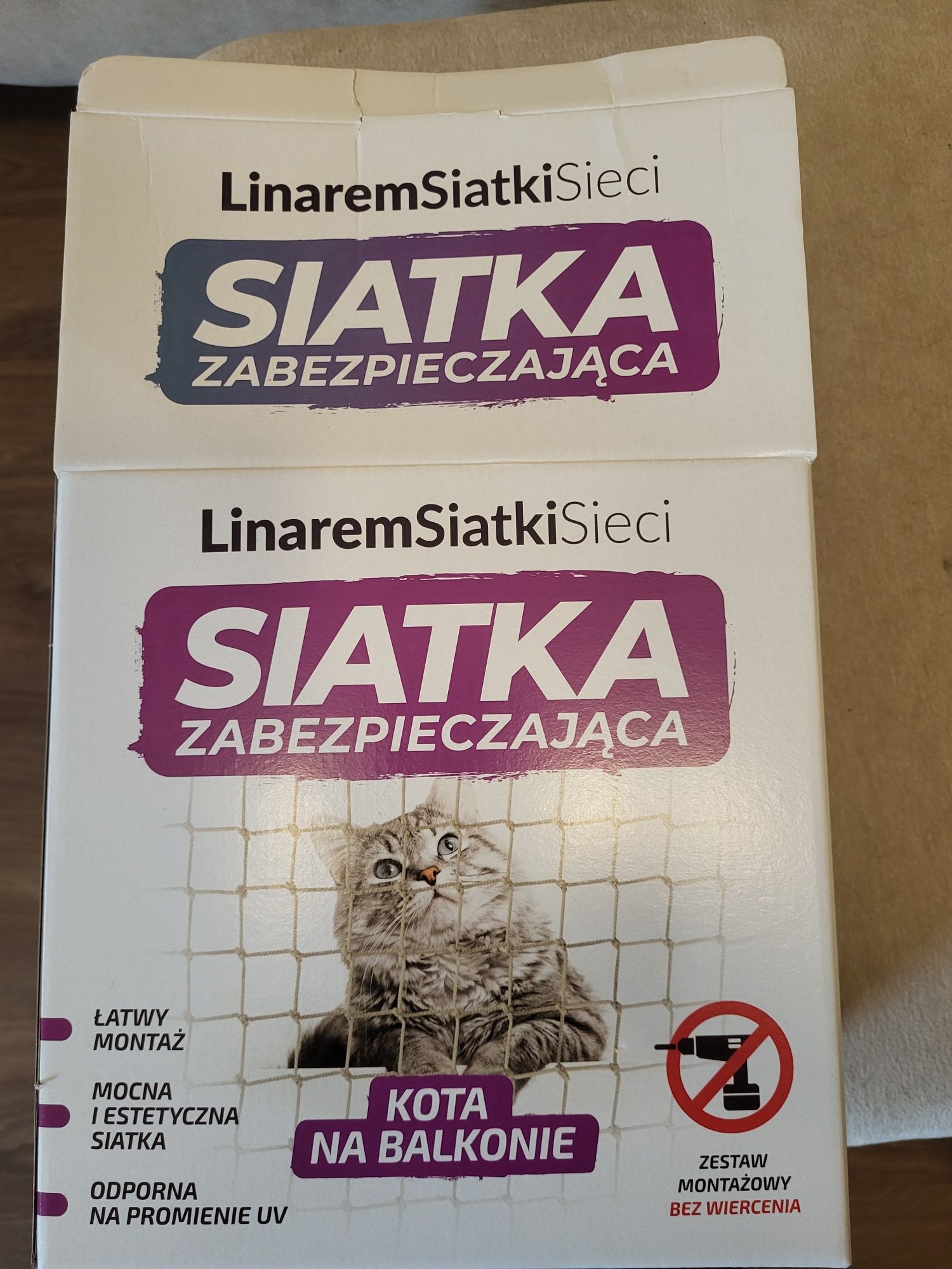 Siatka na balkon dla kota albo przeciw ptakom