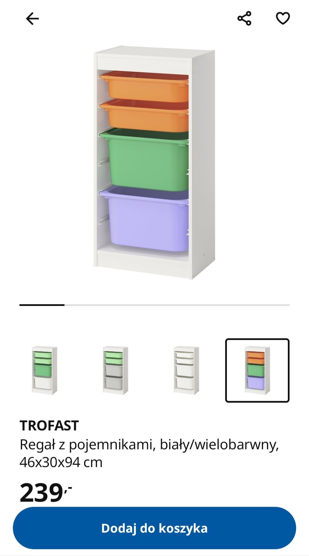 Regał Trofast z Ikea