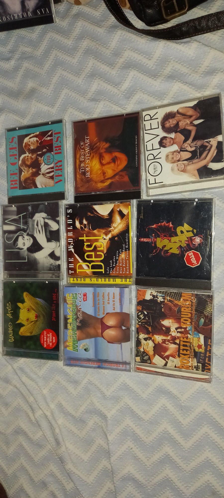 Cd's de vários tipos de música