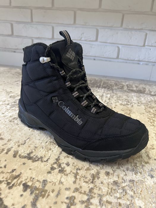 Черевики чоловічі columbia firecamp boot чорні розмір 41,5. 26,5 см