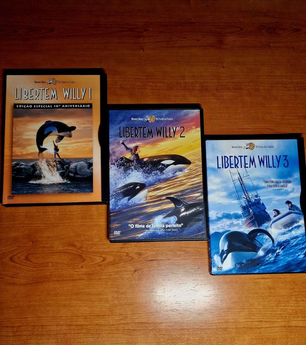 Trilogia LIBERTEM WILLY (Free Willy) Até onde irás por um Amigo?