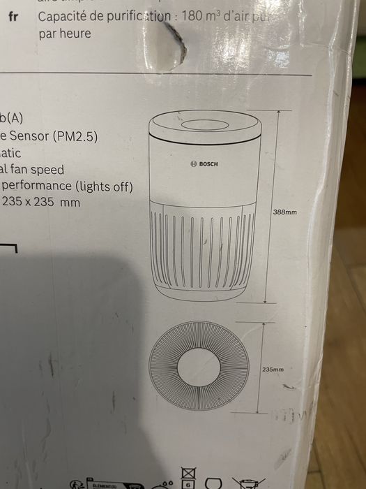 Очищувач повітря Bosch air 2000