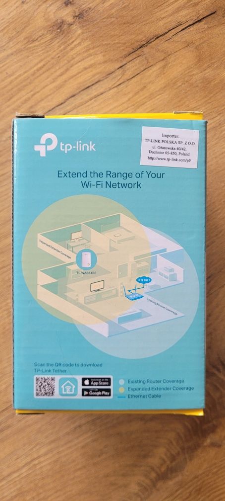Wzmacniacz sygnału WiFi TP-Link TL-WA854RE (802.11b/g/n 300Mb/s) plug