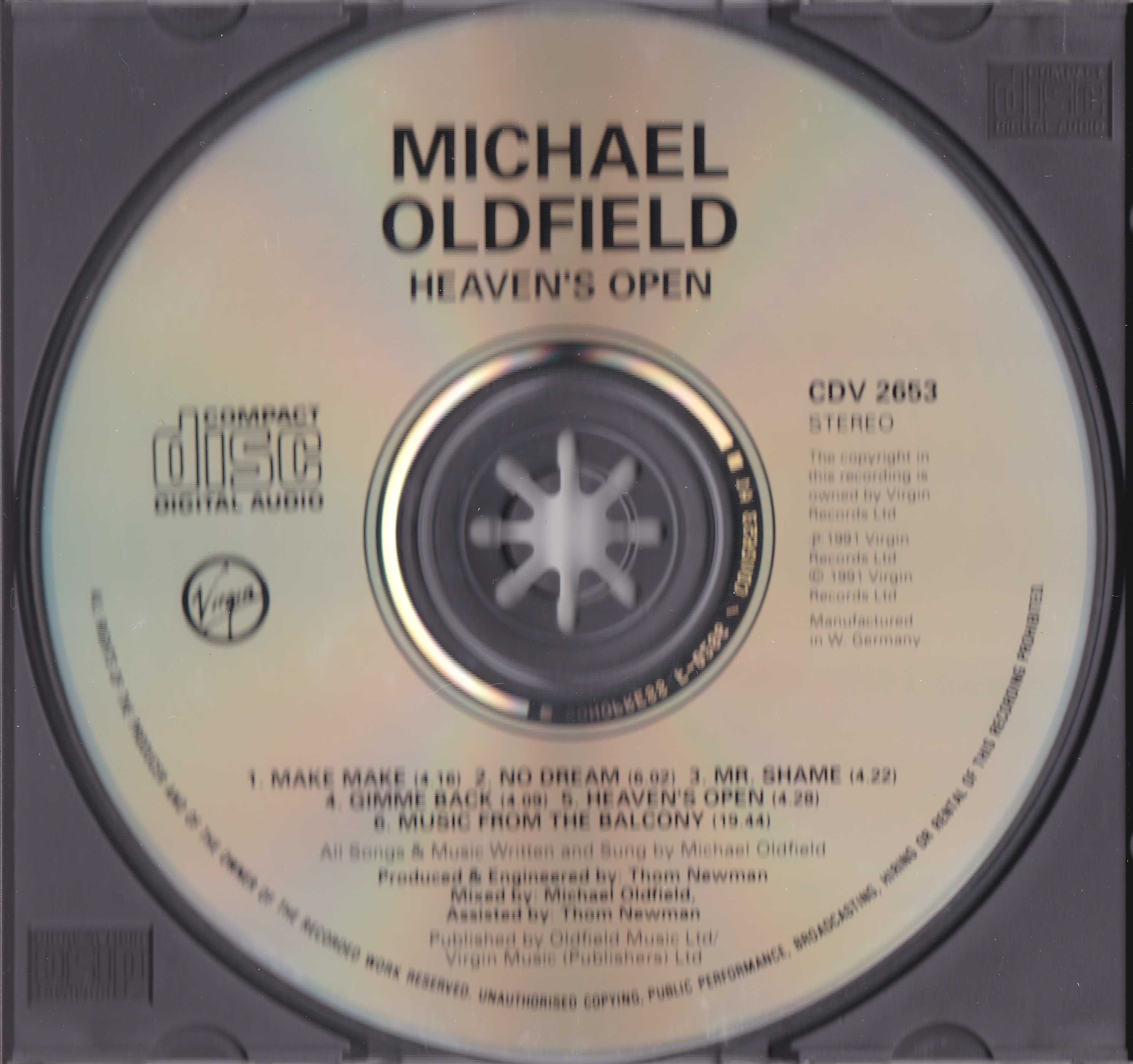 Michael Oldfield -  Heaven's Open