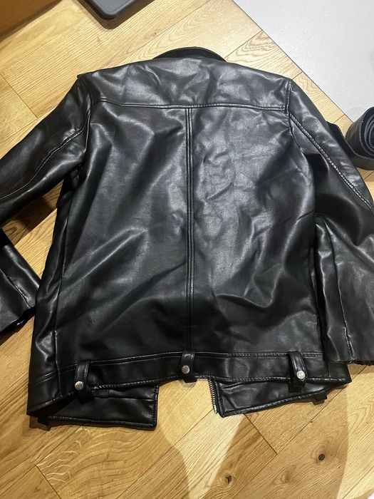 Ramoneska Stradivarius kurtka motocyklowa eko skóra