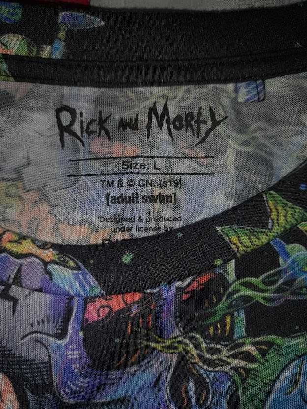 T-shirt manga curta "Rick and Morty" - Tamanho L