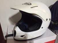 Arai VX e oculos Scott